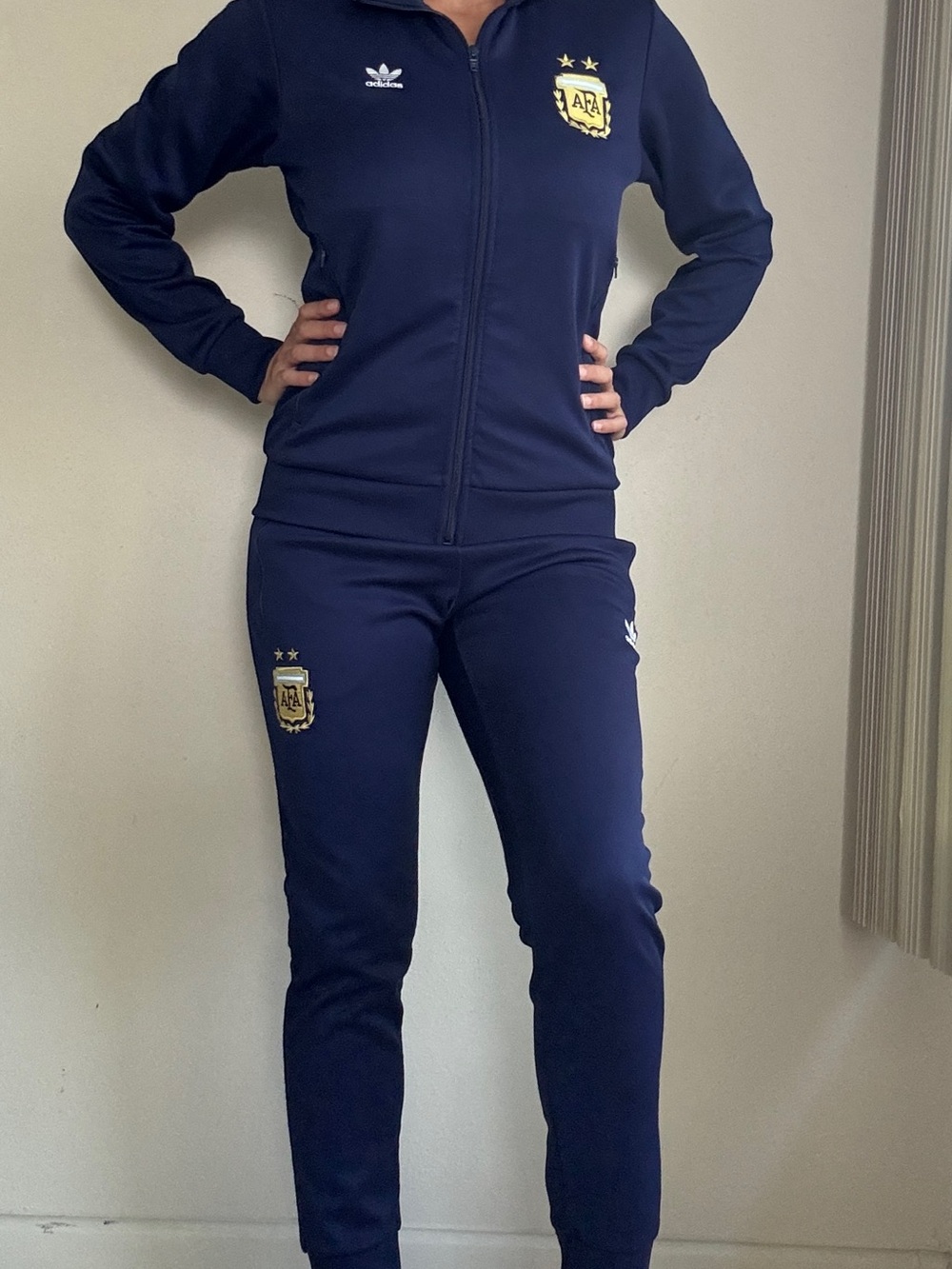 Argentina AFA Two-Star Women’s Tracksuit Set - Adidas Originals